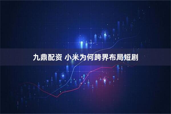 九鼎配资 小米为何跨界布局短剧